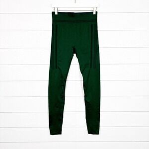 Stio Basis Seamless Tights Legging Base Layer Green Women Medium